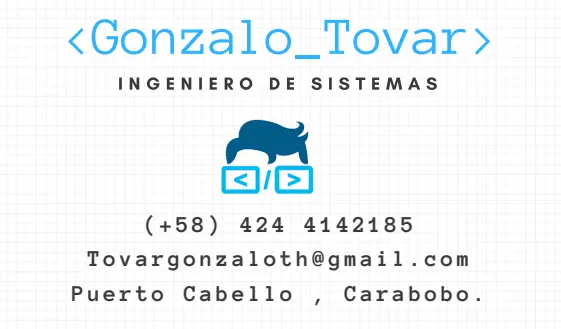 Ing. Gonzalo Tovar